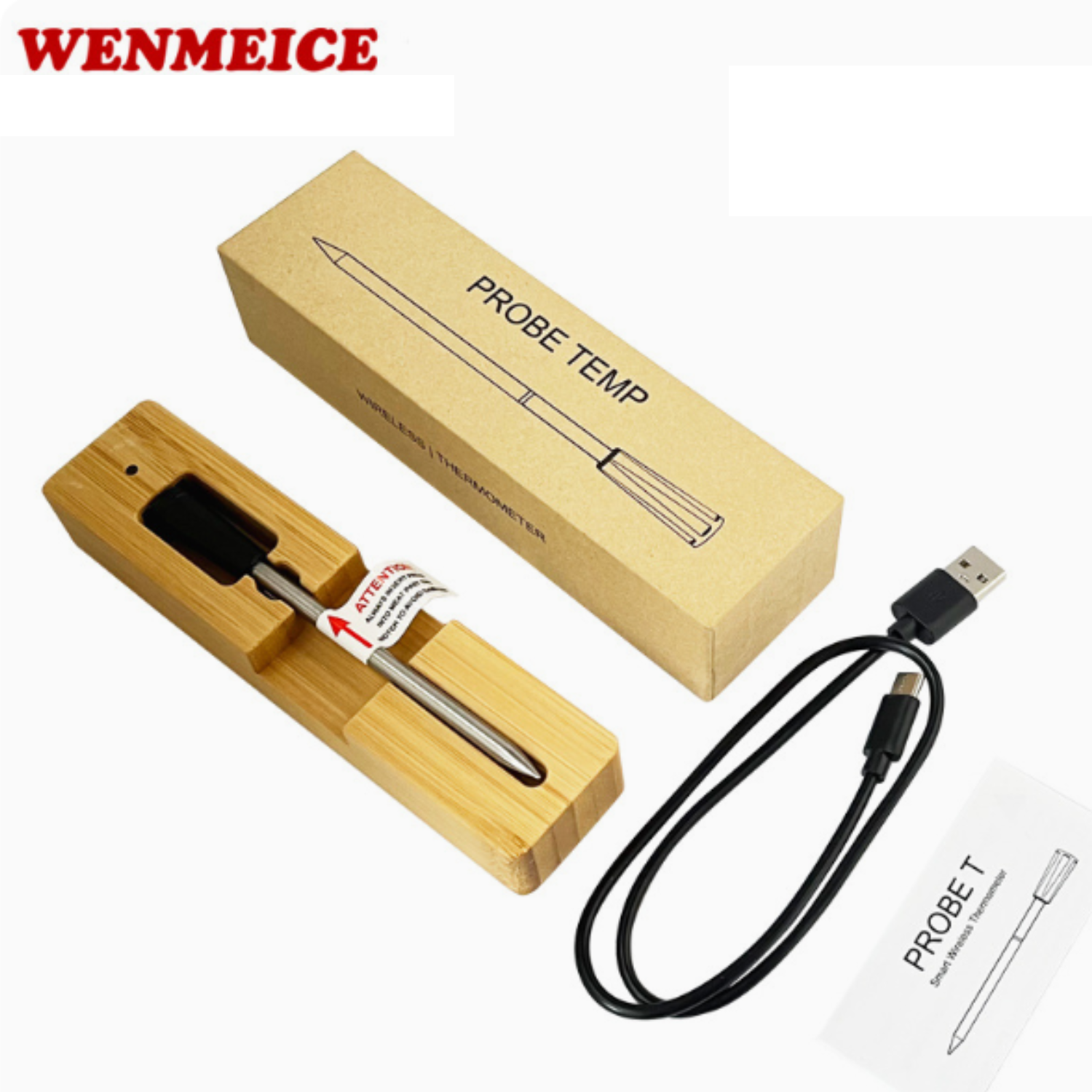 Smart Wireless Bluetooth Waterproof Meat Thermometer 4