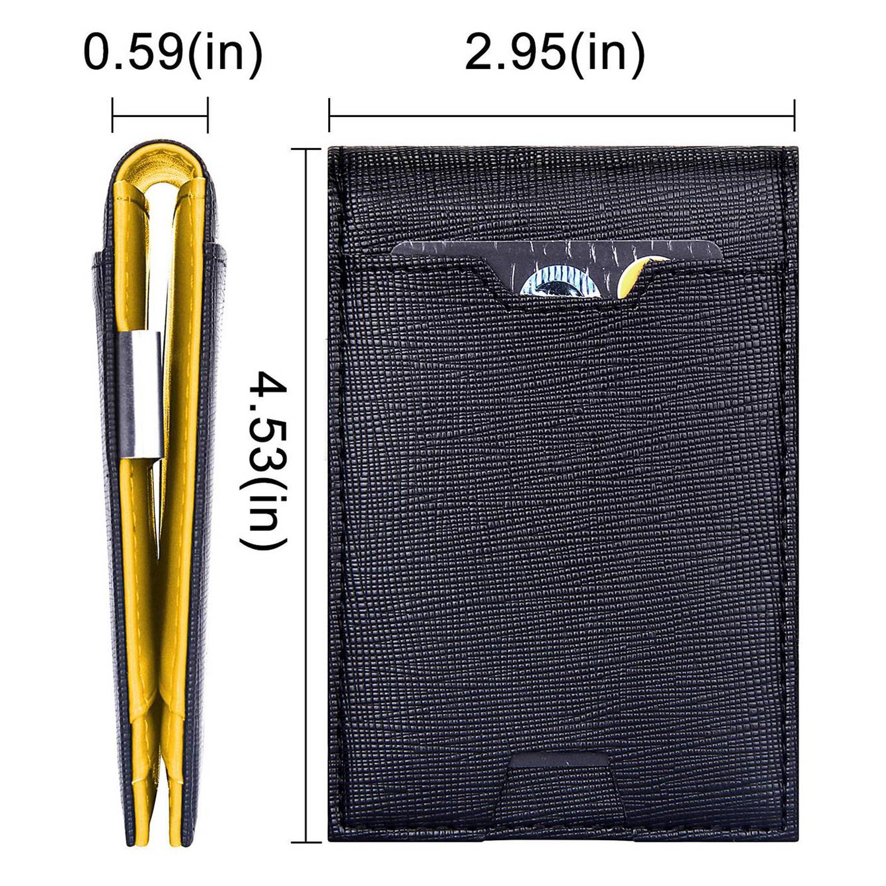 Genuine Leather Men's Ultrathin Anti-theft Wallet 6