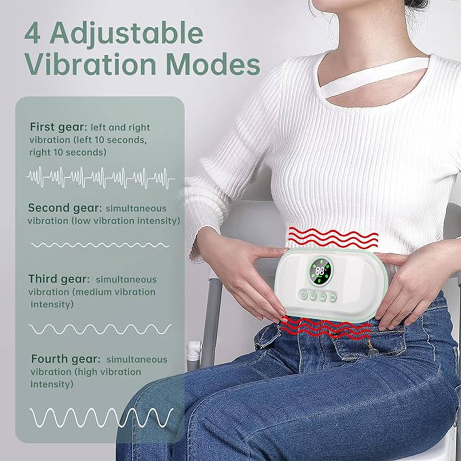Graphene Rechargeable Menstrual Cycle Warm Belt 3