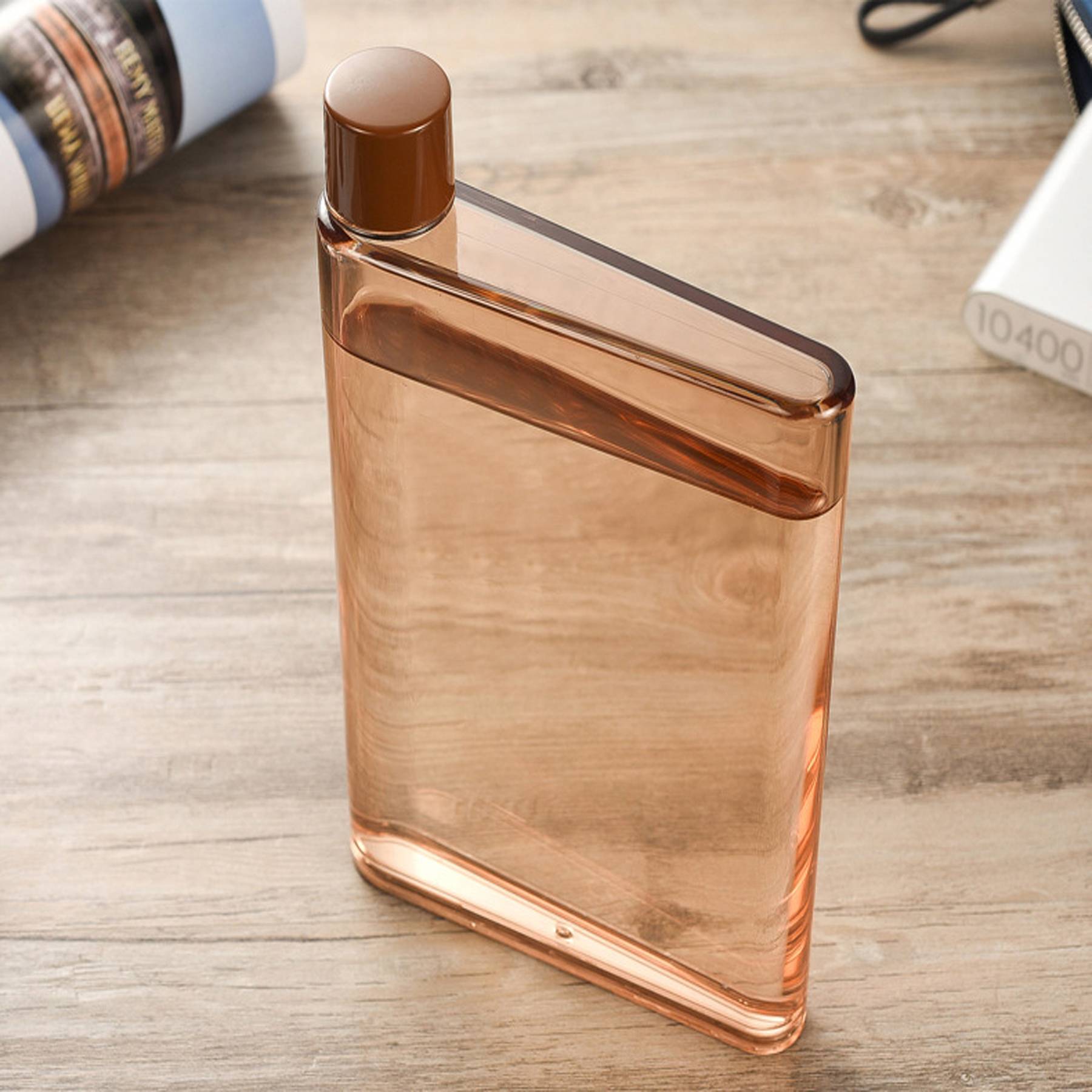 Flat Clear Outdoor Sports Drinking Customized Water Bottle 5
