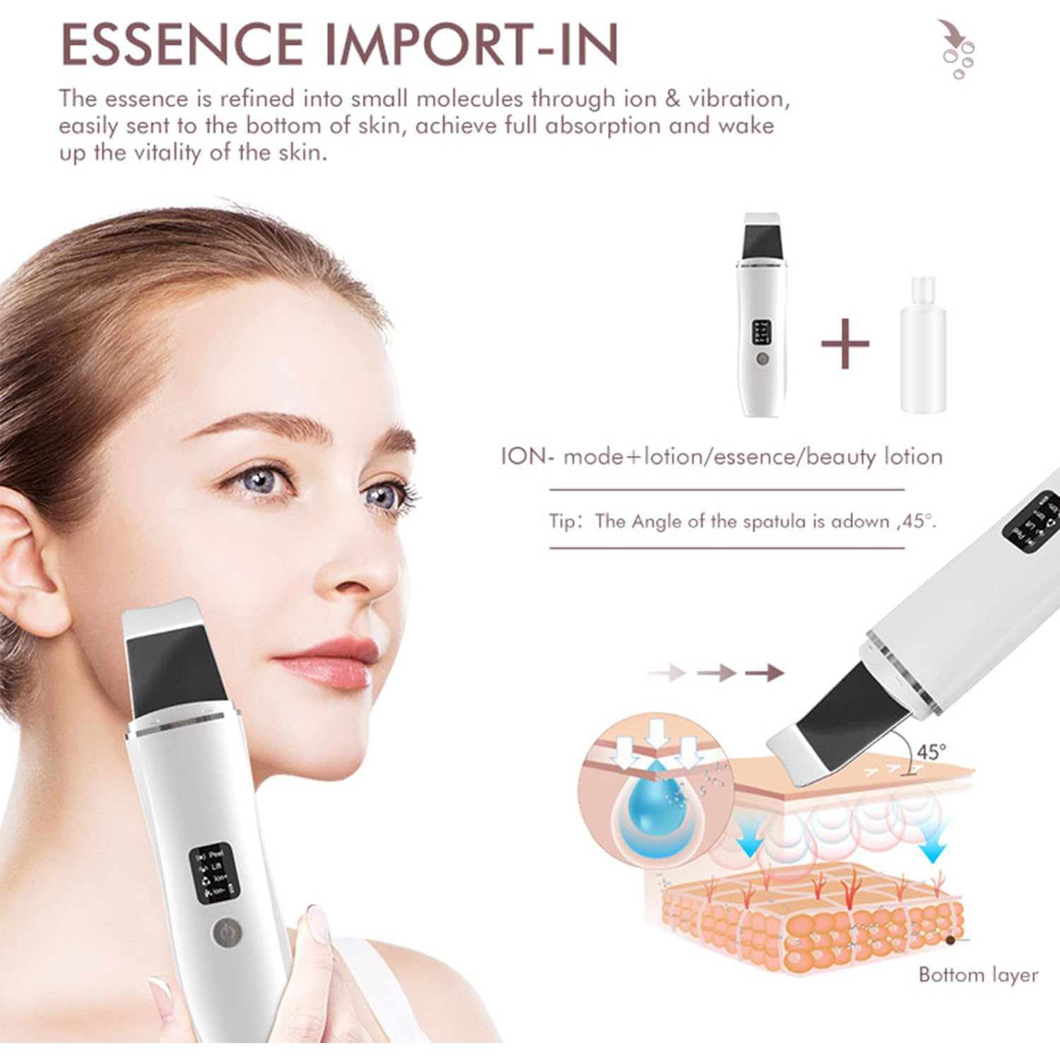 Blackhead Remover Skin Scrubber Facial Spatula 5