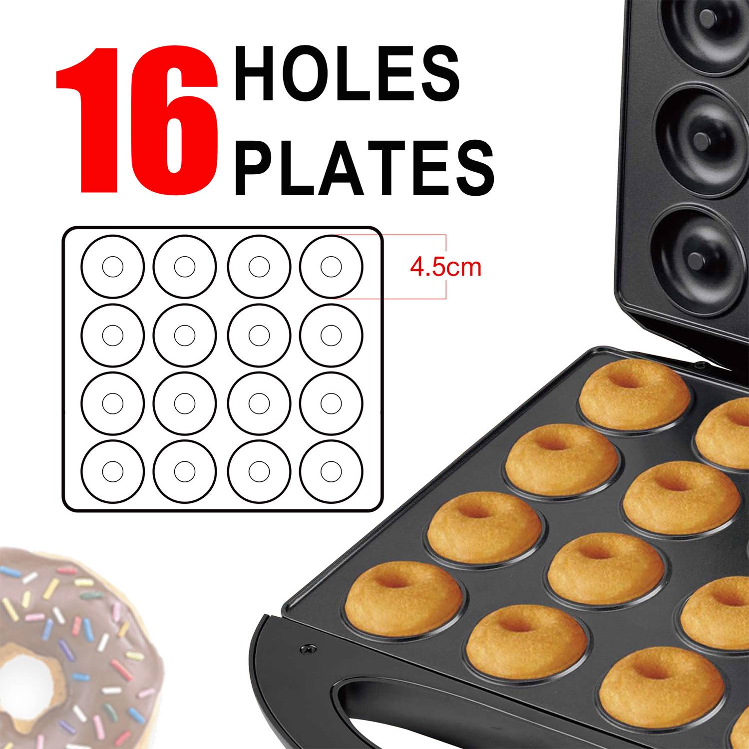 16 Hole High-power Donut Machine 4