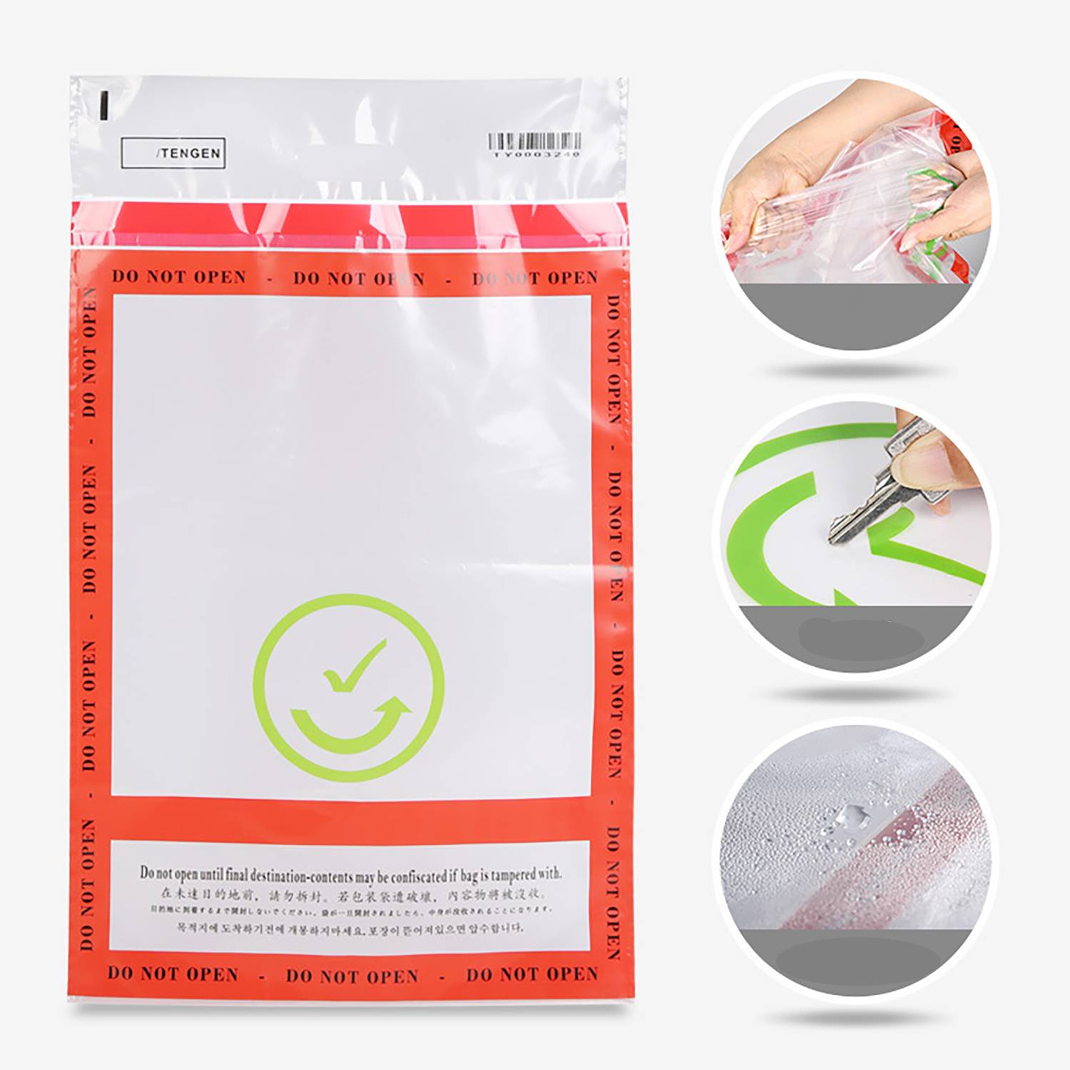 Clear Duty-Free Airport Shopping Bag 6