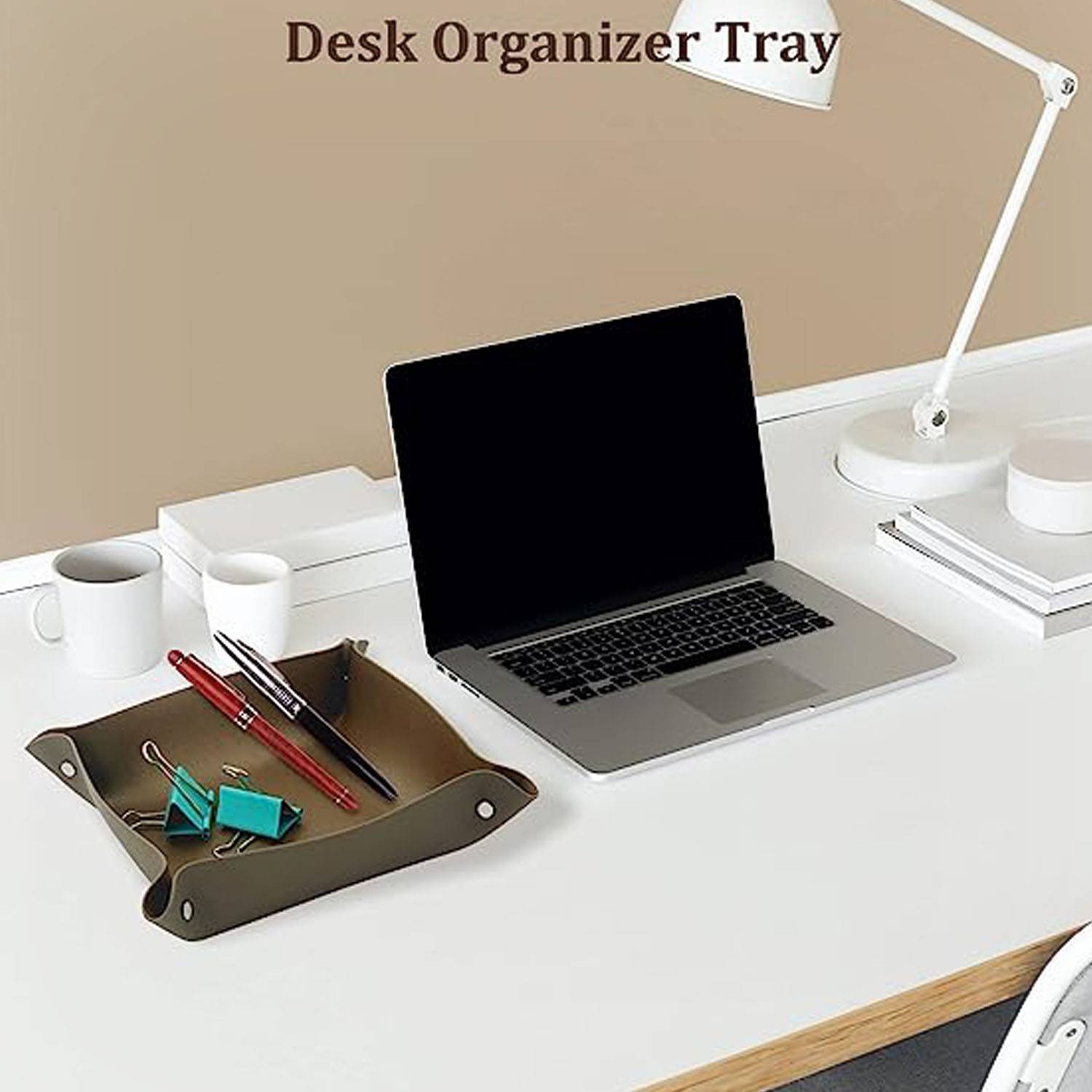 Creative Leather Tabletop Cosmetics Tray 4