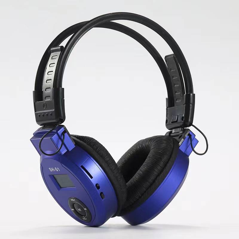Sports folding radio headphones MP3 player 2