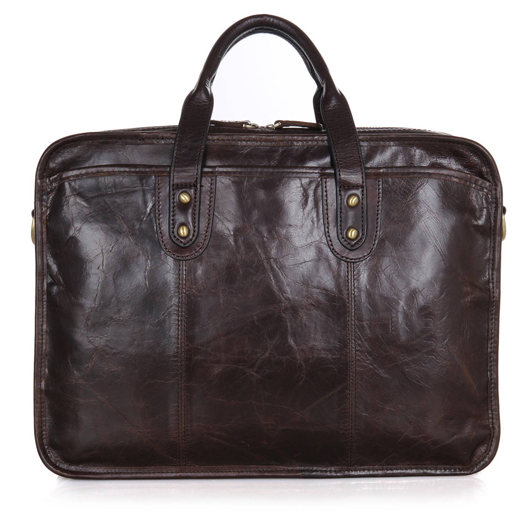 Leather Waterproof Briefcases Messenger bag for Men 2