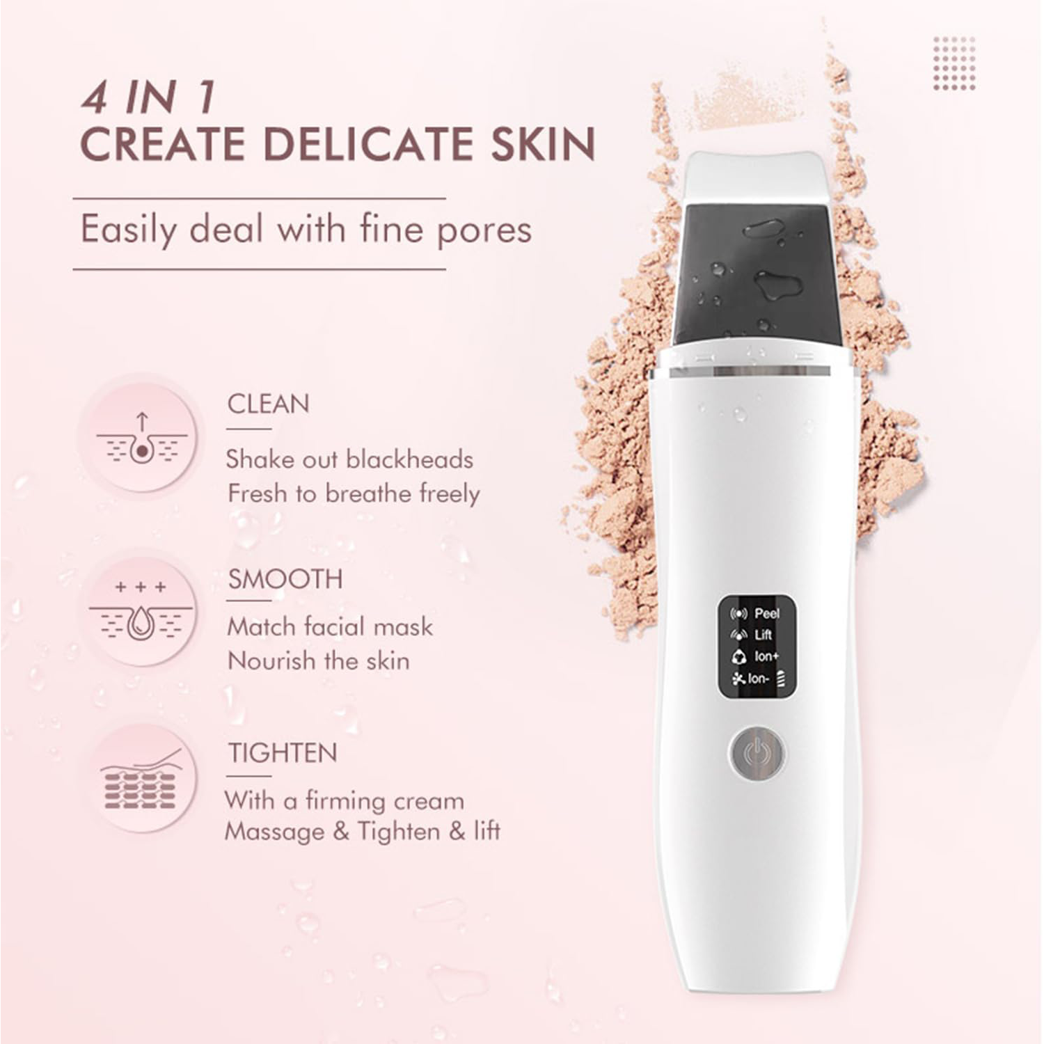 Blackhead Remover Skin Scrubber Facial Spatula 6