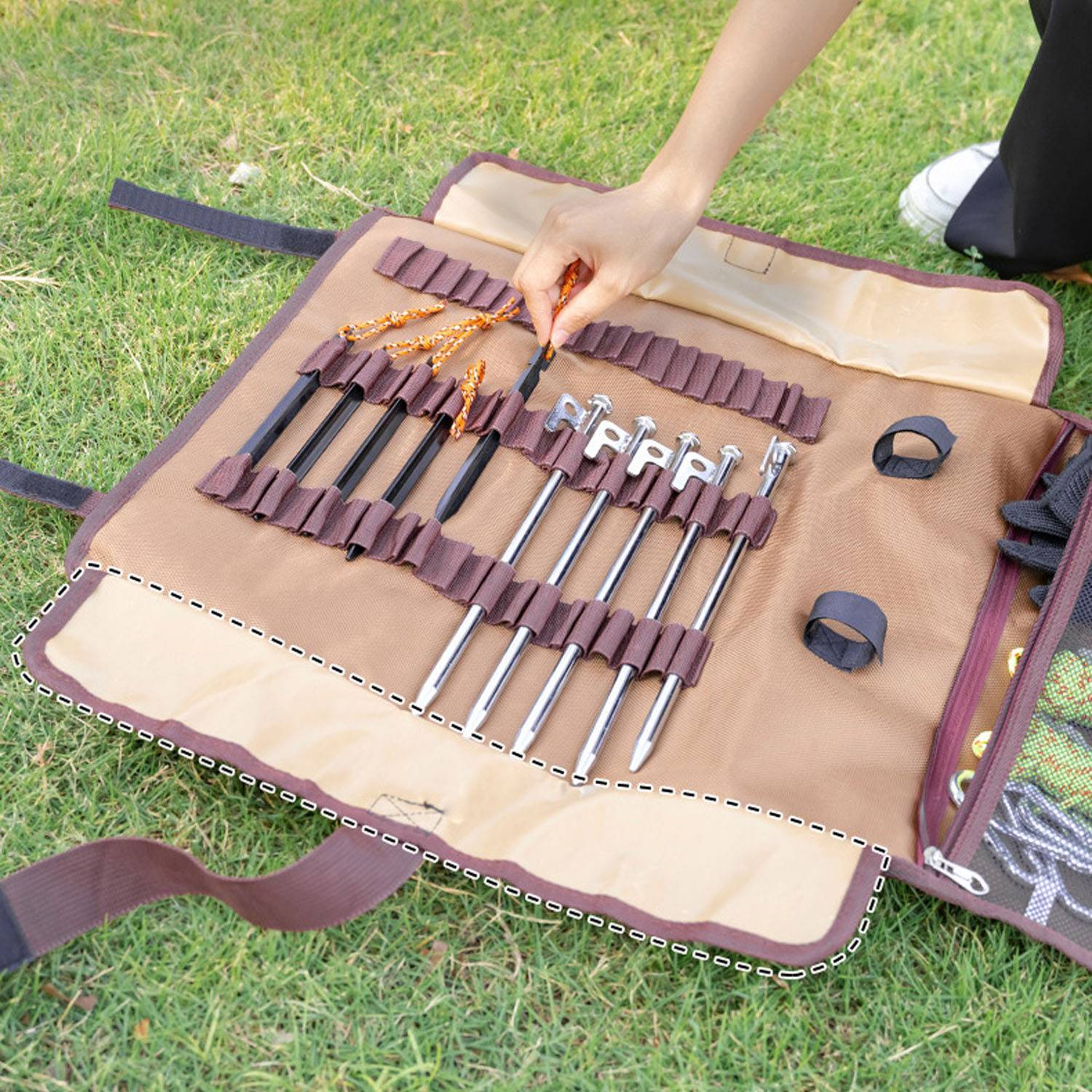 Durable Waterproof Large Ground Nail Bag 5