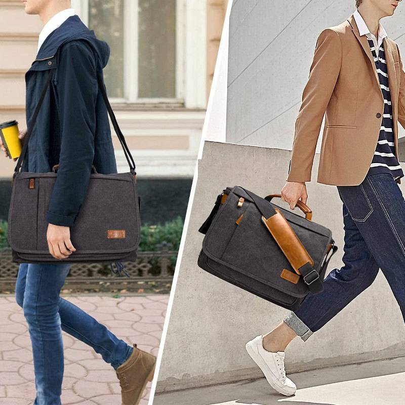 OXford Laptop 17-17.3 Inch ater-resistant Canvas Bag 5