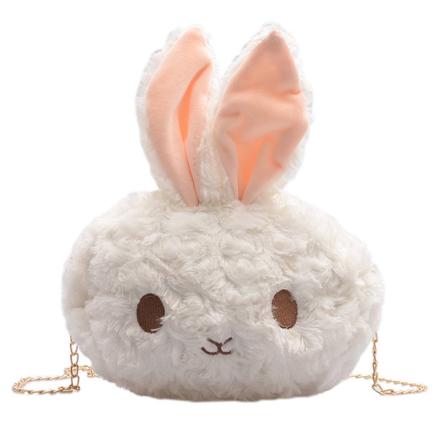 Cotton Cute plush bunny shoulder cross-body bag 1