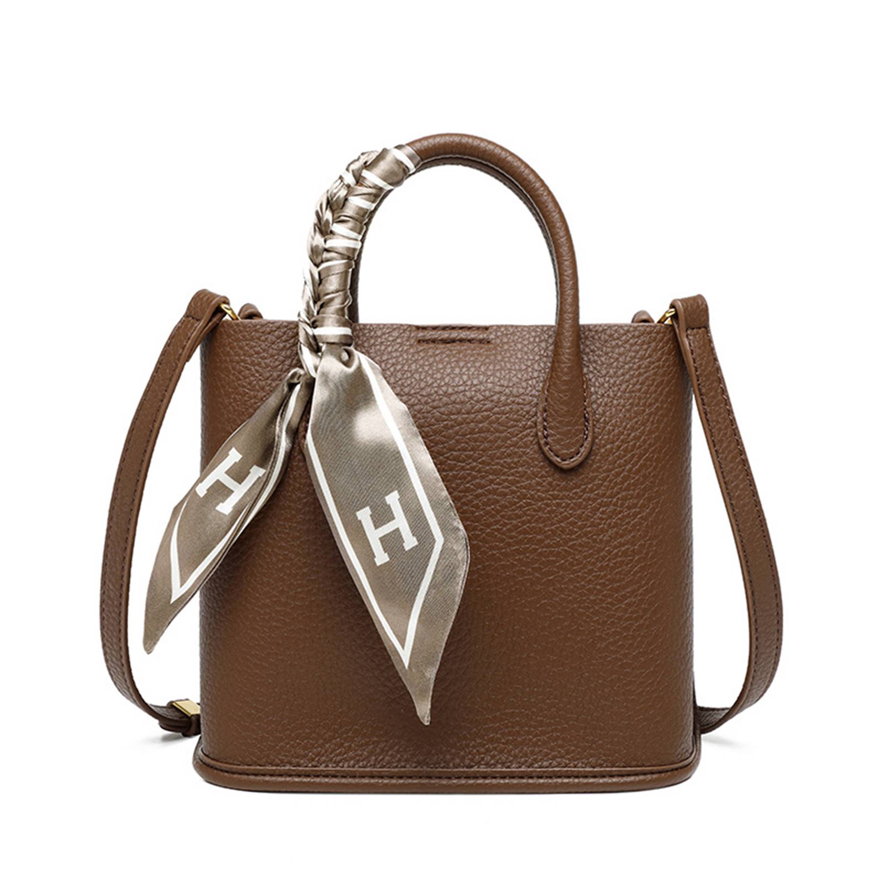 Pu Waterproof Tote Briefcase Satchel Handbag Cross-body Bag 4