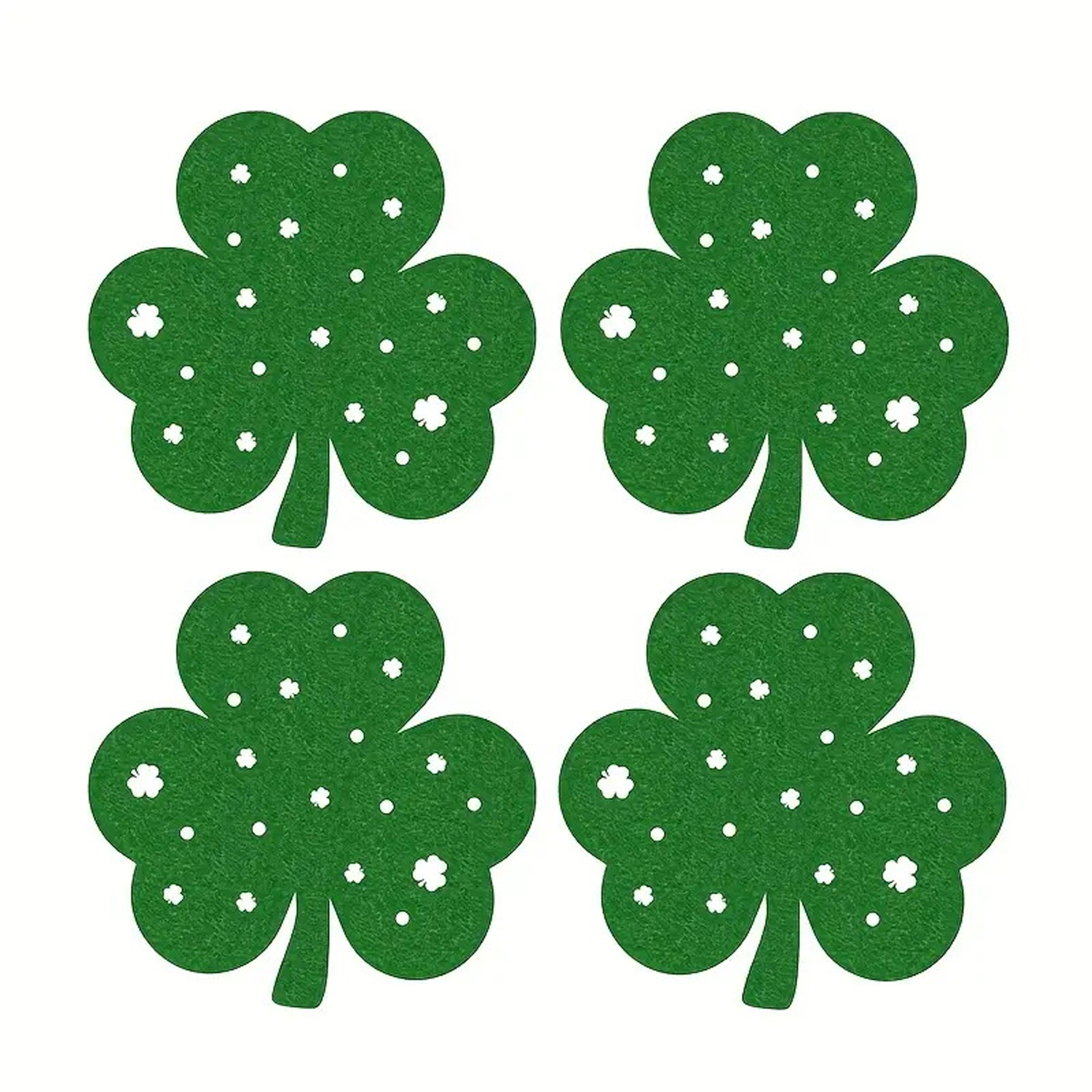 St. Patrick's Day Felt Shamrock Placemats 7